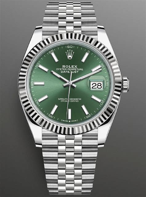 rolex datejust 41mm - black & green emerald|Rolex Datejust 41 oystersteel.